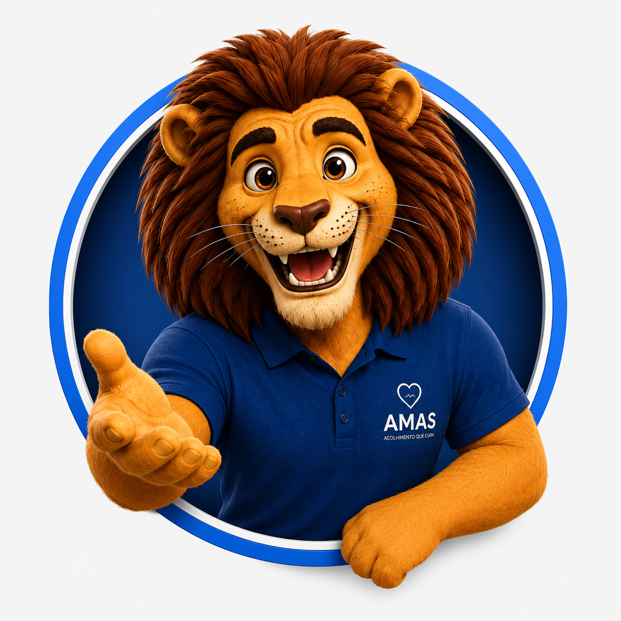 SAMA, o leão do AMAS Pet
